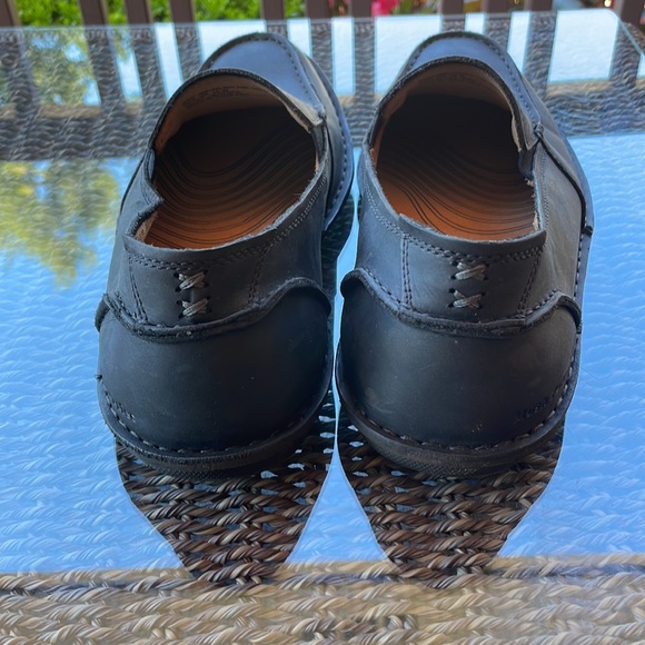 Men’s Hush Puppies size 10W black leather shoe main image 7